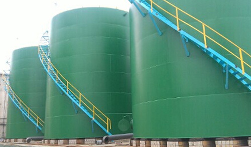 便攜式聚脲噴涂設備(圖2) 電廠除鹽水箱噴涂聚脲防腐